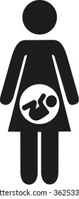 Icon of pregnant woman