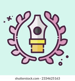 Icon Premium Quality. related to Art and Media symbol. MBE style. simple design editable