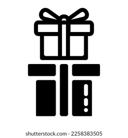 Icon present illustration can be used for web app info graphic etc