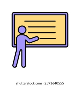 Icon a presentation, isolated against a clean background.