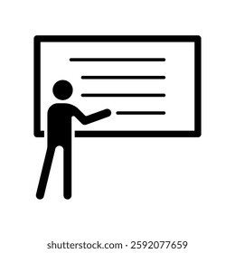 Icon a presentation, isolated against a clean background.