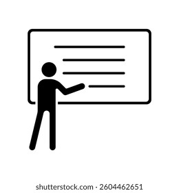 Icon a presentation, isolated against a clean background.