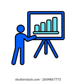 Icon a presentation, isolated against a clean background.