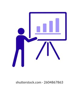 Icon a presentation, isolated against a clean background.