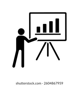 Icon a presentation, isolated against a clean background.