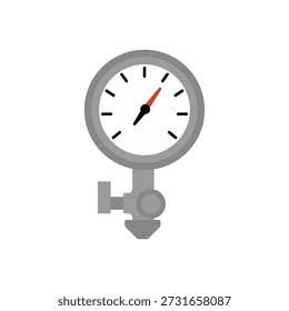 Indicador de presión de iconos, tacómetro o velocímetro.