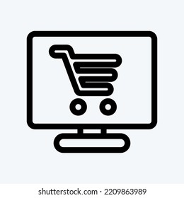 Icon Product. suitable for Startup symbol. line style. simple design editable. design template vector. simple illustration