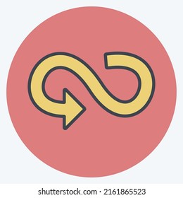 Icon Production. suitable for Community symbol. color mate style. simple design editable. design template vector. simple symbol illustration