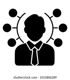 
 icon professional. Multitasking skills
