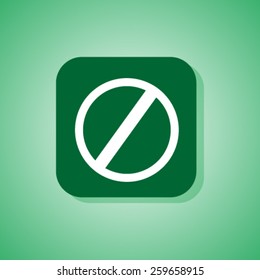 icon of a prohibition