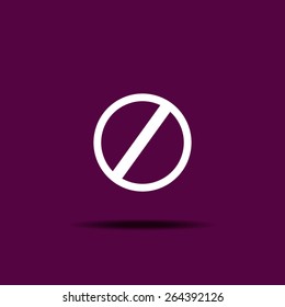 icon of a prohibition