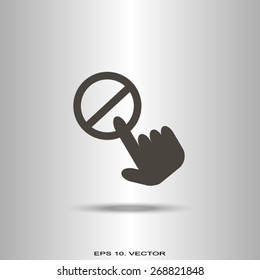 icon of a prohibition