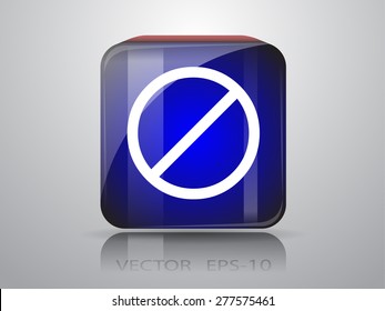 icon of a prohibition