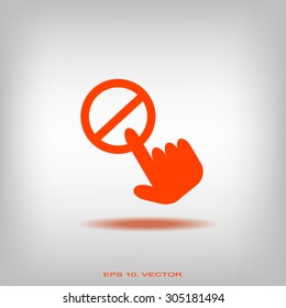 icon of a prohibition