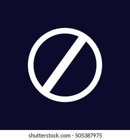 icon of a prohibition