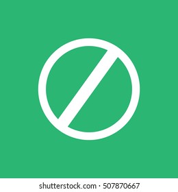 icon of a prohibition