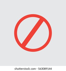 icon of a prohibition