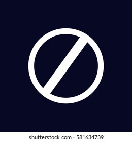 icon of a prohibition