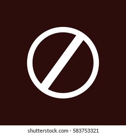 icon of a prohibition