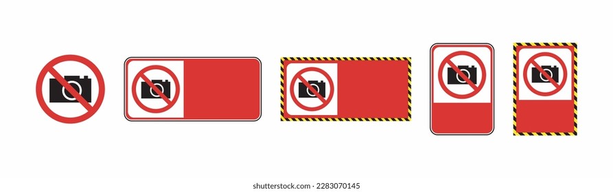 icon Prohibition sign no photography