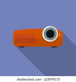 Icon of Projector, Flat style