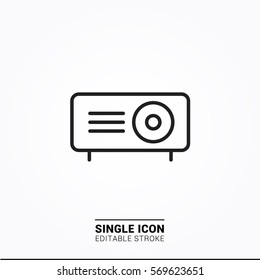 Icon projectors Single Icon Graphic Design