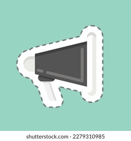 Icon Promotion. related to Black Friday symbol. shopping. simple illustration