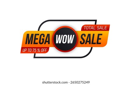 Promoção de ícone etiqueta de venda etiqueta banner oferta desconto design especial fita quadro gráfico modelo cartaz mercado loja folheto cupom coleção varejo barato papel moda web origami conceito

