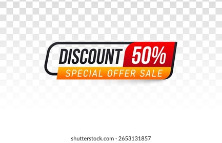 Promoção de ícone etiqueta de venda etiqueta banner oferta desconto design especial fita quadro gráfico modelo cartaz mercado loja folheto cupom coleção varejo barato papel moda web origami conceito

