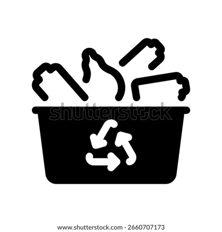 Icon for Proper Disposal of Electronic Waste and Bulbs