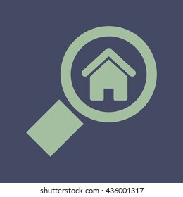 Icon of Property Search. Eps-10.