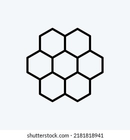 Icon Propolis. suitable for Bee Farm. Line Style. simple design editable. design template vector. simple illustration