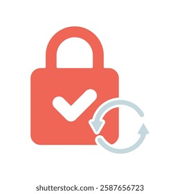 Icon a protection, isolated against a clean background.