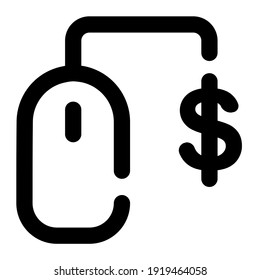 icono ptc con estilo de línea