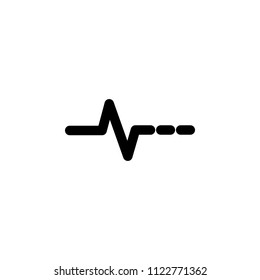 The icon of Pulse. Simple flat icon illustration, vector of Pulse for a website or mobile application on white background