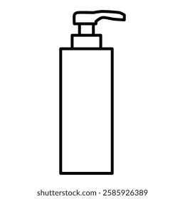icon of pump bottle container for universal