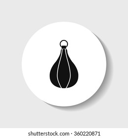 Icon punching bag.