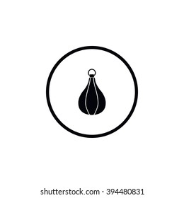 Icon punching bag.
