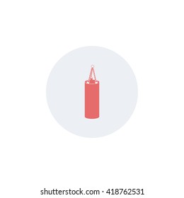 Icon punching bag.