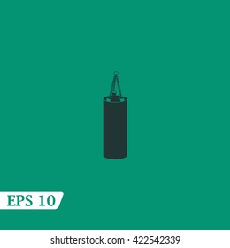 Icon punching bag.