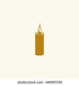 Icon punching bag.