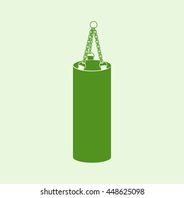 Icon punching bag.
