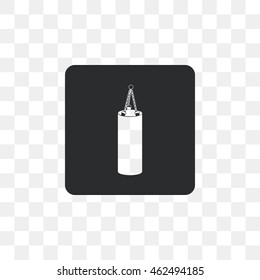 Icon punching bag.