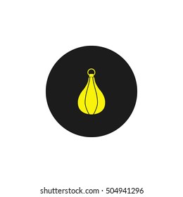 Icon punching bag.