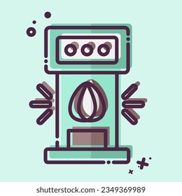 Icon Punching Bag. related to Amusement Park symbol. MBE style. simple design editable. simple illustration