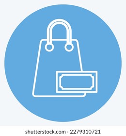 Icon Purchase. related to Black Friday symbol. shopping. simple illustration
