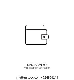 Icon purse graphic design single icon vector