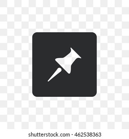 Icon push pin.