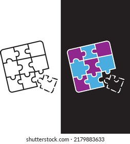icon puzzle board game puzzle