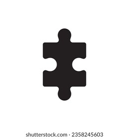 Symbol-Puzzle Vektorgrafik-Logo-Design
